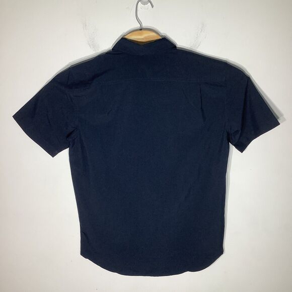 Orvis Mens Short Sleeve Button Up Tech Shirt Blue Size Small NWT - Picture 3 of 8